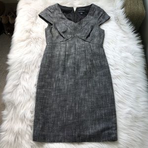 Banana Republic Tweed V neck slimming dress